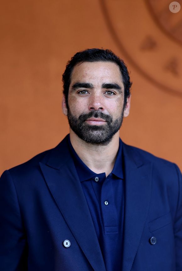 Yoann Huget au village lors des Internationaux de France de Tennis de Roland Garros 2025. Paris, le 29 mai 2025.
© Moreau/Jacovides/Bestimage