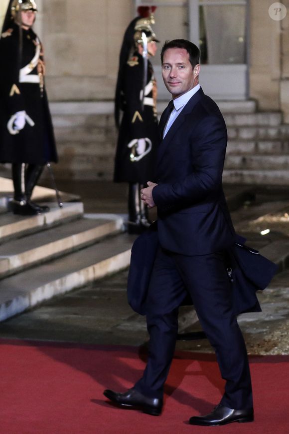 Mais, comme Thomas, Anne exerce de hautes responsabilités.
Thomas Pesquet arrive au dîner en l'honneur des chefs d'État et de gouvernement et des dirigeants d'organisations internationales participant au 6e Forum de Paris sur la paix, au palais de l'Élysée. © Stéphane Lemouton / Bestimage