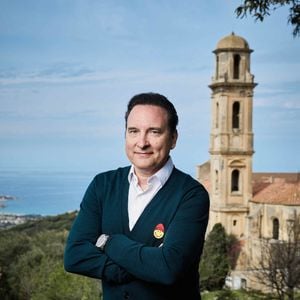 Jean-Marc Généreux - Rendez-vous avec les candidats de l'émission "Bienvenue au monastère" au couvent Saint Dominique des Frères de Saint-Jean à Corbara, en Corse, le 19 mars 2023. © Cyril Moreau / Bestimage