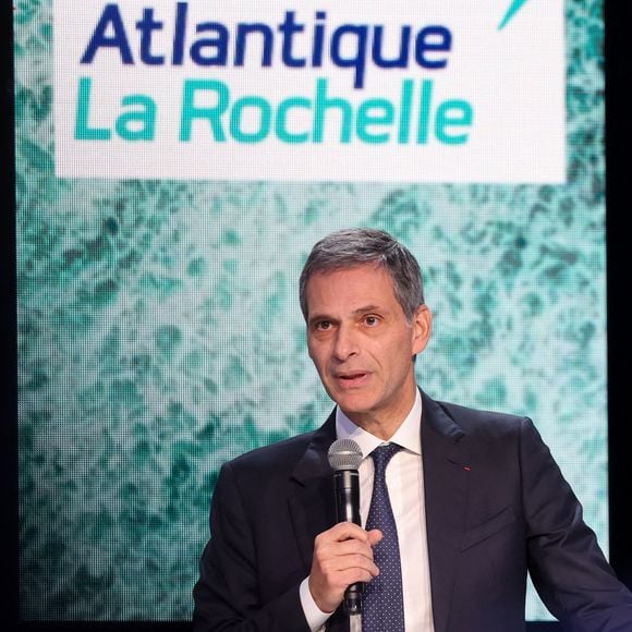 Rodolphe Saadé, Pdg de CMA CGM - Le président Emmanuel Macron lors de la vingtième édition des Assises de l’économie de la mer à La Rochelle le 4 novembre 2025.

© Dominique Jacovides / Bestimage