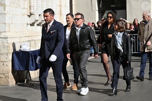 Steevy Boulay, Benjamin Castaldi, Julie Mercy, Alexia Laroche-Joubert - Obsèques de Loana Petrucciani dans la cathédrale Sainte-Réparate à Nice le 10 avril 2026. L'ancienne star de téléréalité a été retrouvée morte dans son appartement niçois par les autorités, le 25 mars dernier.
Bruno Bebert / Bestimage