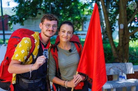 Romain, ancien candidat de "Pékin Express" avec sa binôme Laura