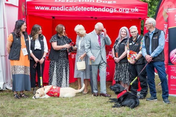 ©Stephen Daniels/Alpha Press 069856 23/07/2025
King Charles III (Le roi Charles III d'Angleterre) and Queen Camilla (Camilla Parker Bowles, reine consort d'Angleterre)
The Sandringham Flower Show 2025 In Norfolk  
ALPHA AGENCY / BESTIMAGE