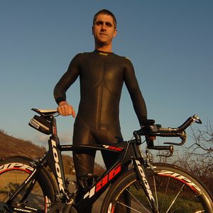 Le cycliste français Laurent Jalabert pose à Montauban, France, le 14 décembre 2007. Photo by James Startt/Zoom/Cameleon/ABACAPRESS.COM