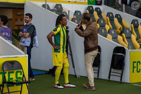 Christian Karembeu - Match des Légendes du Variétés Club de France contre le FC Nantes au profit du Secours Populaire au stade de la Beaujoire à Nantes le 3 juin 2025.  © Martin Bousseau/Bestimage