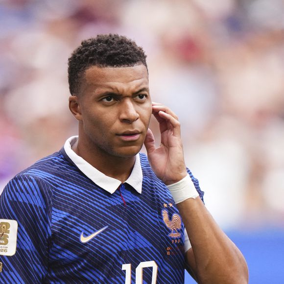 Kylian Mbappé lors du match pour la troisième place de la Coupe du monde 2026 entre la France et l'Angleterre, au Miami Stadium de Miami Gardens (Floride), le 18 juillet 2026.

© Zuma Press / Bestimage