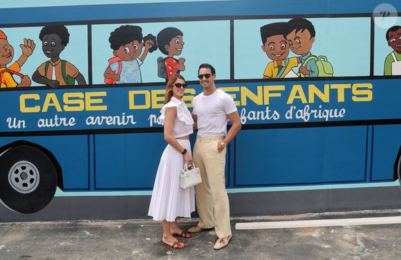 Exclusif - Iris Mittenaere et son ex-compagnon Diego El Glaoui - Madame D.Ouattara, Première Dame de la Côte d'Ivoire, accompagnée de Madame D.Tshisekedi, Première Dame du Congo, a inauguré la Case des Enfants, reconstruite suite aux fonds récoltés lors du Gala 2022 de la Fondation "Children of Africa", à Abidjan. Le 1er mars 2024
Dominique Jacovides / Bestimage