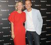 Maya Lauqué et Damien Thévenot au photocall de la conférence de presse de rentrée de France Télévisions à Paris, France, le 4 septembre 2024. © Coadic Guirec/Bestimage