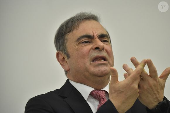 Conférence de presse de Carlos Ghosn à Beyrouth après son évasion du Japon le 8 janvier 2020.

© Dar Al Mussawir / Panoramic / Bestimage