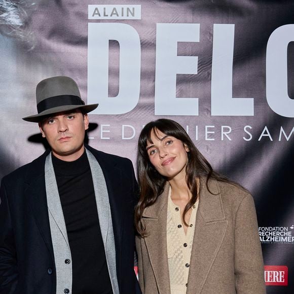 Exclusif - Alain-Fabien Delon et sa compagne Laura Bensadoun au photocall de la soirée Ciné-concert symphonique "Alain Delon, le dernier Samouraï" au Palais des congrès à Paris le 8 novembre 2024 le jour de son anniversaire.

© Jacovides / Moreau / Bestimage