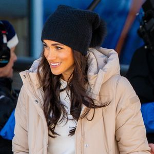 Meghan Markle, duchesse de Sussex, en visite au camp d'entraînement des athlètes des Invictus Games 2024 à Whistler en Colombie Britannique, le 14 février 2024. Backgrid USA / Bestimage