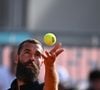 Benoit Paire (FRA) lors de son match du premier tour à l'Open Mutua de Madrid à Madrid, Espagne, 26 avril 2023. Photo par Corinne Dubreuil/ABACAPRESS.COM