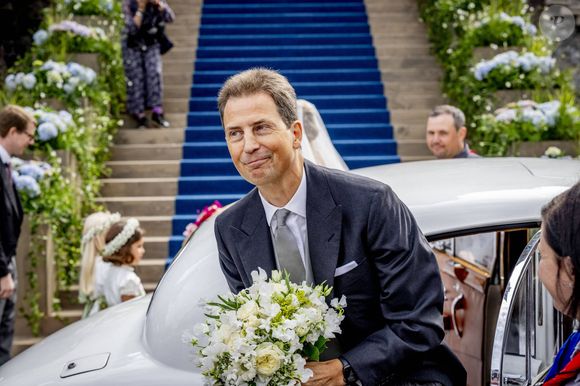 Prince héritier Alois, mariage de la princesse Marie Caroline de Liechtenstein et de Leopoldo Maduro Vollmer à la cathédrale Saint-Florin de Vaduz, au Liechtenstein, le 30 août 2025. Dana Press / Bestimage