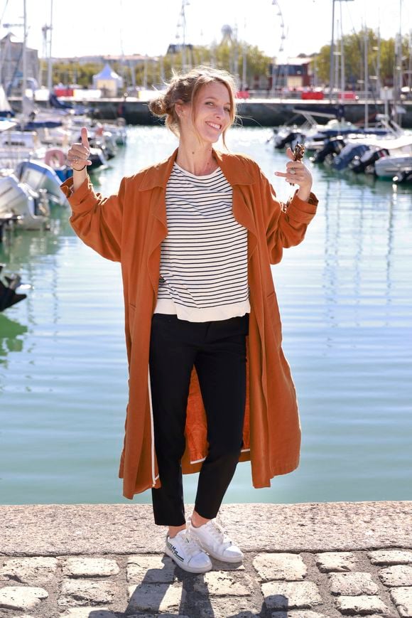 Elodie Varlet  PLUS BELLE LA VIE 
Le festival de fiction TV de La Rochelle samedi 17 septembre 2022. © Christophe Aubert via Bestimage