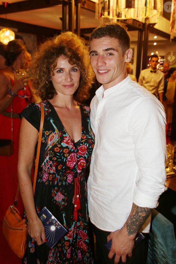 Exclusif – Elsa Lunghini et son fils Luigi Kroner à la soirée d'ouverture du 11e Festival du film d'Angoulême, le 21 août 2018. Photo : Jérôme Domine/ABACAPRESS.COM