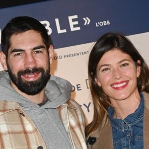 Après 16 ans de vie commune et la naissance de leurs deux enfants, Alek et Nora, Nikola Karabatic et Géraldine Pillet se sont enfin dit "oui".
Nikola Karabatic et sa femme Géraldine Pillet à la première du film "Animal" au cinéma UGC Bercy à Paris.
© Guirec Coadic/Bestimage