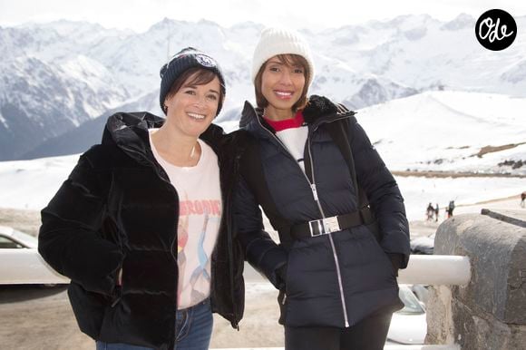 Béatrice de la Boulaye, Sonia Rolland pour Tropiques criminels. - Rendez-vous avec les actrices et acteurs de la 24ème édition du festival Tv de Luchon le 12 février 2022.

© Christophe Aubert / Bestimage
