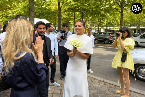Arrivées au mariage civil de Thylane Blondeau et Benjamin Attal à la mairie du 16ème arrondissement de Paris le 29 juin 2026 Agence / Bestimage