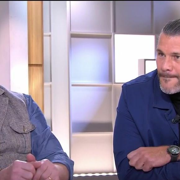 Philippe Etchebest et Glenn Viel dans "C à vous", le 24 mars 2025, sur France 5
