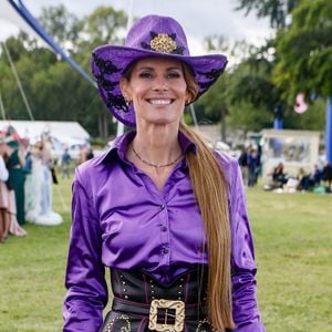 Sophie Thalmann - People au prix de Diane à l'hippodrome de Chantilly, France, le 16 juin 2024. © Christophe Clovis / Bestimage