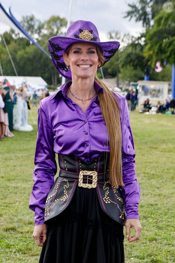 Sophie Thalmann - People au prix de Diane à l'hippodrome de Chantilly, France, le 16 juin 2024. © Christophe Clovis / Bestimage