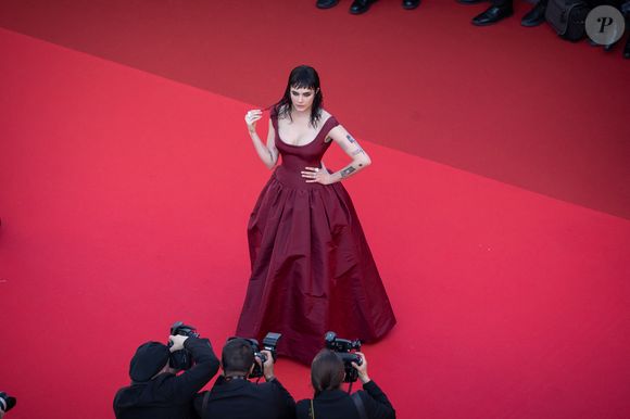 Cara Delevingne - Montée des marches du film "The history of sound" lors du 78ème Festival International du Film de Cannes, au Palais des Festivals à Cannes. Le 21 mai 2025. © Jacovides-Moreau / Bestimage