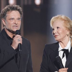 David Hallyday et Sylvie Vartan - Cérémonie de la 40ème édition des Victoires de la Musique à la Seine Musicale à Boulogne-Billancourt, France, le 14 février 2025. © Coadic Guirec/Bestimage