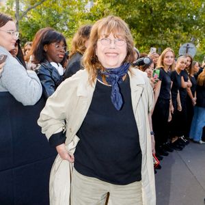 Jane Birkin - Arrivées au défilé Acne Studios Collection Femme Prêt-à-porter Printemps/Eté 2023 lors de la Fashion Week de Paris, France, le 28 septembre 2022. © Veeren-Clovis/Bestimage