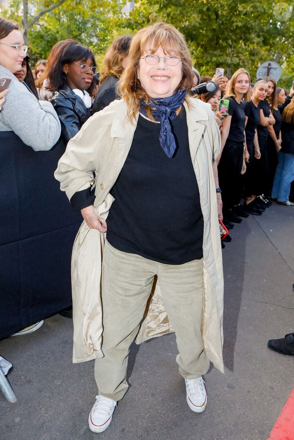 Jane Birkin - Arrivées au défilé Acne Studios Collection Femme Prêt-à-porter Printemps/Eté 2023 lors de la Fashion Week de Paris, France, le 28 septembre 2022. © Veeren-Clovis/Bestimage