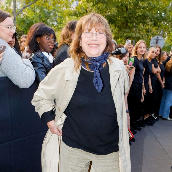 Jane Birkin - Arrivées au défilé Acne Studios Collection Femme Prêt-à-porter Printemps/Eté 2023 lors de la Fashion Week de Paris, France, le 28 septembre 2022. © Veeren-Clovis/Bestimage
