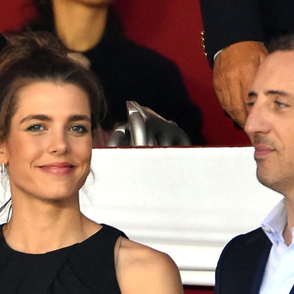 Charlotte Casiraghi et Gad Elmaleh - Soirée de cloture du 20ème Jumping International de Monte-Carlo au Port Hercule de Monaco à Monte-Carlo, le 27 juin 2015. ©JUNIOR / BESTIMAGE