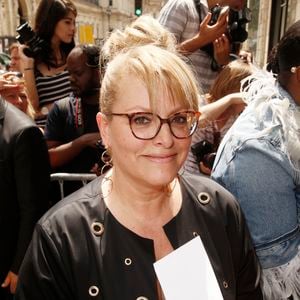 Caroline Diament  au défilé de mode "Jean Paul Gaultier", collection Haute-Couture automne-hiver 2018/2019, à Paris. Le 4 juillet 2018. © Christophe Aubert via Bestimage