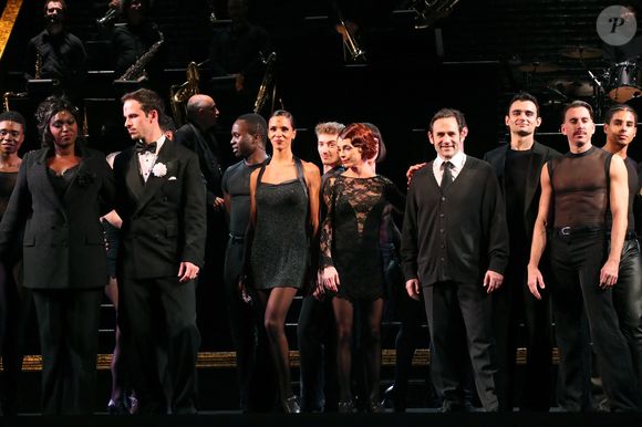 Waku Malanda, Jacques Preiss, Shy'm, Vanessa Cailhol, Pierre Samuel et la Troupe - Filage de la comédie musicale "Chicago, le Musical" au Casino de Paris le 13 Novembre 2025. © Bertrand Rindoff / Bestimage