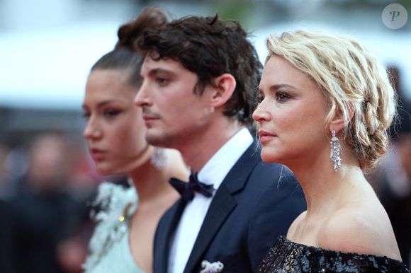 Virginie Efira, Niels Schneider et Adele Exarchopoulos assistant à l'avant-première de Sibyl dans le cadre du 72e Festival international du film de Cannes à Cannes, France, le 24 mai 2019. Photo by Aurore Marechal/ABACAPRESS.COM