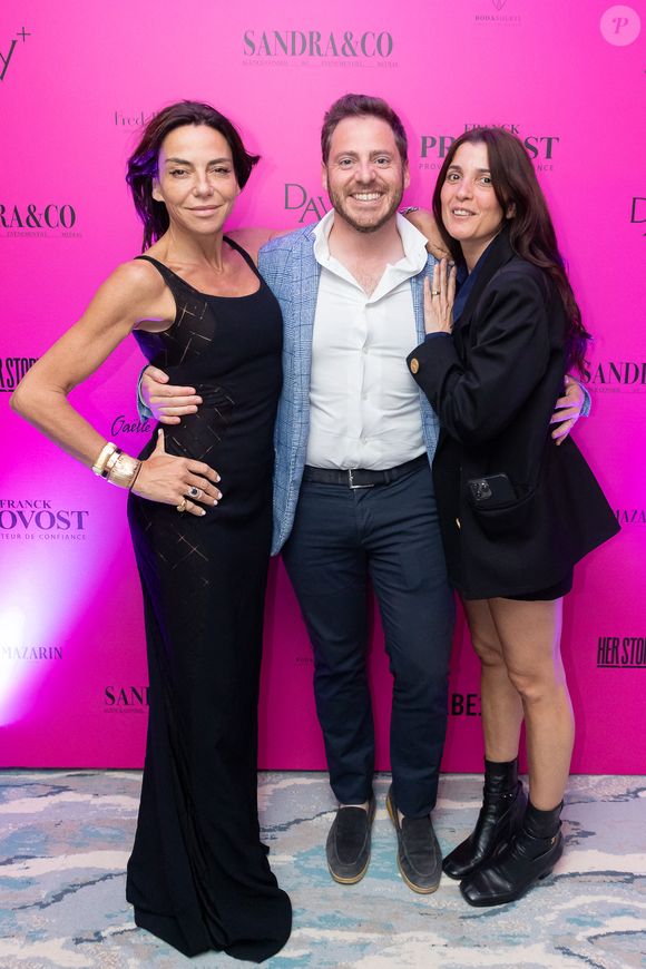 Exclusif - Sandra Sisley, Lindsay Sosnowski et Gaëlle Constantini - Photocall à la suite Sandra & Co lors du Festival International des Séries de Cannes, Canneseries Saison 8, à l’hôtel JW Marriott Cannes le 28 avril 2025.

© Aurelio Stella / William Sanches Tavares / Evenjoy / Bestimage