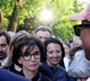Dans la cour d’honneur, on a ainsi pu apercevoir Rachida Dati, venue saluer les artistes et échanger quelques mots avec Emmanuel Macron...
Emmanuel Macron, Rachida Dati et Pharrell Williams - Réception de la France Music Week au Palais de l'Elysée dans le cadre de la Fête de la Musique à Paris le 20 Juin 2025. © Dominique Jacovides/Bestimage