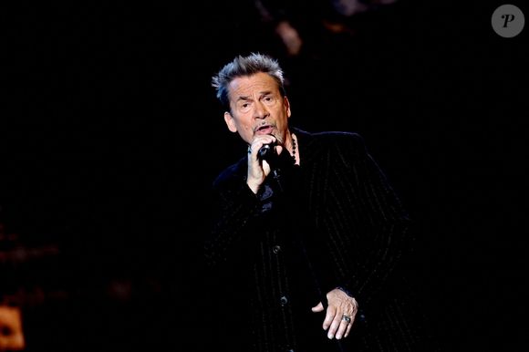 Exclusif - Florent Pagny lors de l'enregistrement de la 2ème partie de soirée de l'émission "La chanson secrète N°14", présentée par N.Aliagas et diffusée le 26 décembre sur TF1, à Paris, France, le 9 décembre 2025. © Jacovides-Moreau/Bestimage