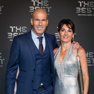 Zinedine Zidane et sa femme Véronique - Les célébrités arrivent à la cérémonie des Trophées Fifa 2018 au Royal Festival Hall à Londres, Royaume Uni, le 25 septembre 2018. © Cyril Moreau/Bestimage