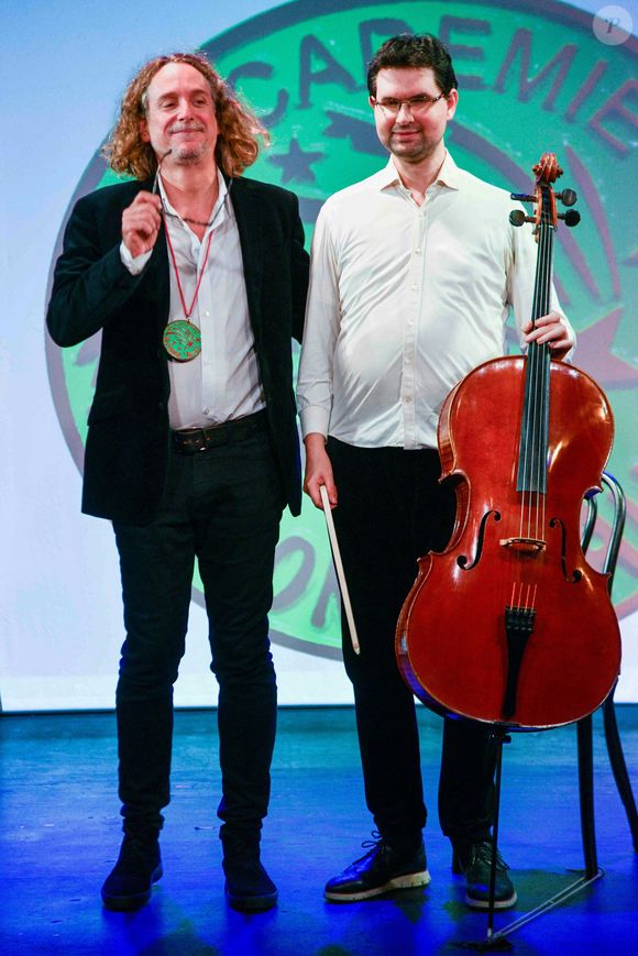 Adrien Frasse-Sombet et Jérôme Hauser lors de la soirée de clôture du 9ème Festiv'Allais le 20 octobre 2025, à Paris, France. © ShootPix/ABACAPRESS.COM