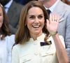 Et son dernier projet pourrait en surprendre plus d'un...
La princesse Catherine (Kate) Middleton, princesse de Galles, assiste à la finale féminine des championnats de Wimbledon, 13ème journée à Wimbledon le 12 juillet 2025. (Mirrorpix / Bestimage).