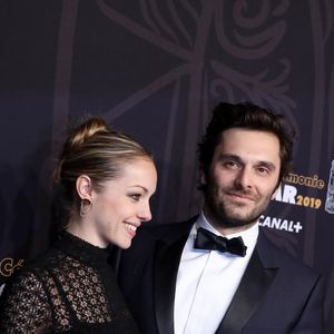 Pio Marmai et sa compagne Charlotte Ranson - Photocall de la 44ème cérémonie des César à la salle Pleyel à Paris. Le 22 février 2019
© Borde-Jacovides / Bestimage