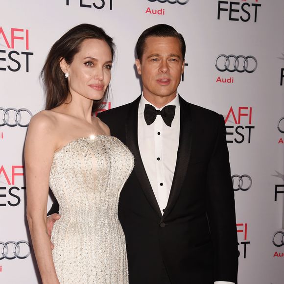 Angelina Jolie et mari Brad Pitt - Première de "By the Sea" à Los Angeles le 5 novembre 2015 dans le cadre de l'Audi Opening Night Gala.