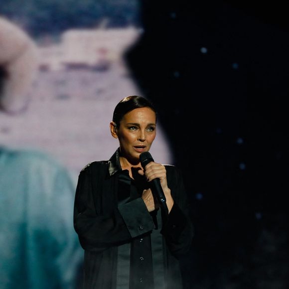 Exclusif - Claire Keim - Backstage - Enregistrement de l'émission "Eternel Aznavour, le concert événement", diffusée le 18 octobre sur France 3 © Cyril Moreau-Christophe Clovis / Bestimage