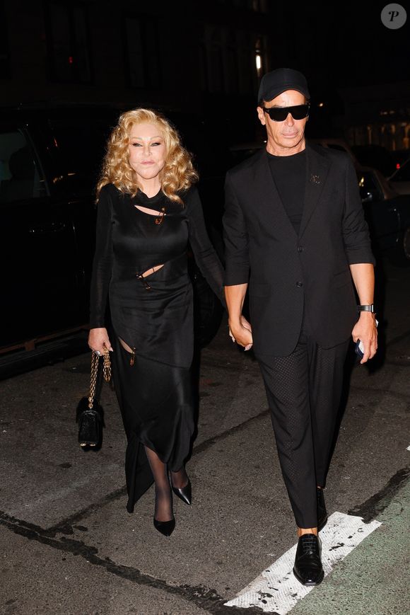 Jocelyne (Jocelyn) Wildenstein à New York en marge de la fashion week PAP printemps/été 2023 le 9 septembre 2022. (Backgrid USA / Bestimage).