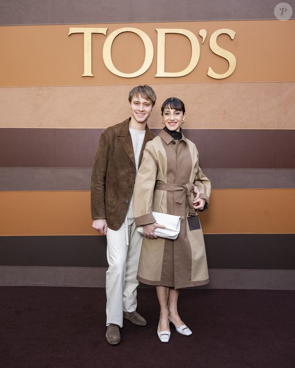 Timofej Andrijashenko, Nicoletta Manni - Photocall du défilé Tod's lors de la Fashion Week de Milan (MFW), à Milan, Italie, le 28 février 2025. © Max Montingelli/SGP/Bestimage