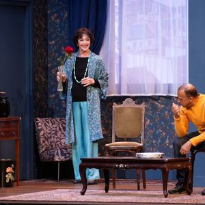 Francis Perrin, Anny Duperey et Pascal Légitimus sur la scène du Théâtre de Paris pour "Le Duplex". © Lorène Carpentier