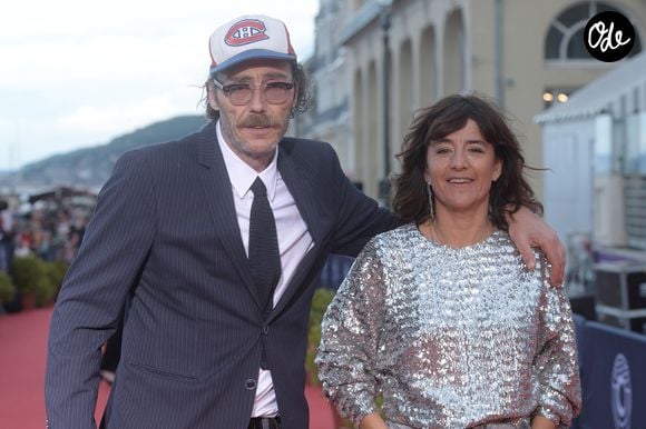 Philippe Rebbot, Romane Bohringer - Arrivée des people à la cérémonie de clôture du 33ème Festival du Film Romantique de Cabourg, le 15 juin 2019. © Giancarlo Gorassini/Bestimage
