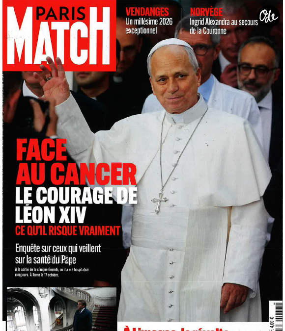 Couverture du magazine Paris Match