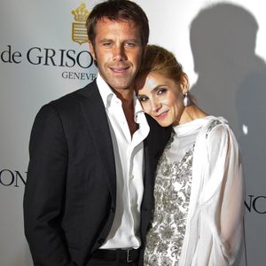 Emanuele Filiberto di Savoia et Clotilde Courau assistent au dîner de 'de Grisogono' lors du 64ème Festival International du Film de Cannes à l'Hôtel Du Cap au Cap d'Antibes, France, le 17 mai 2011. Photo by Hubert Boesl/DPA/ABACAPRESS.COM