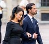 "Le bébé pèse 3,645kg et mesure 49 cm (...) Nous sommes ravis d'accueillir notre fille dans le monde. Les grands frères ont hâte de faire connaissance avec leur nouvelle petite sœur"
Le prince Carl Philip et la princesse Sofia (Hellqvist) de Suède - La famille royale de Suède au départ du château pour le service religieux d'ouverture du Parlement 2024 (Riksmötets öppände) à la cathédrale Storkyrkan de Stockholm, Suède, le 10 septembre 2024. © Dana Press/Bestimage